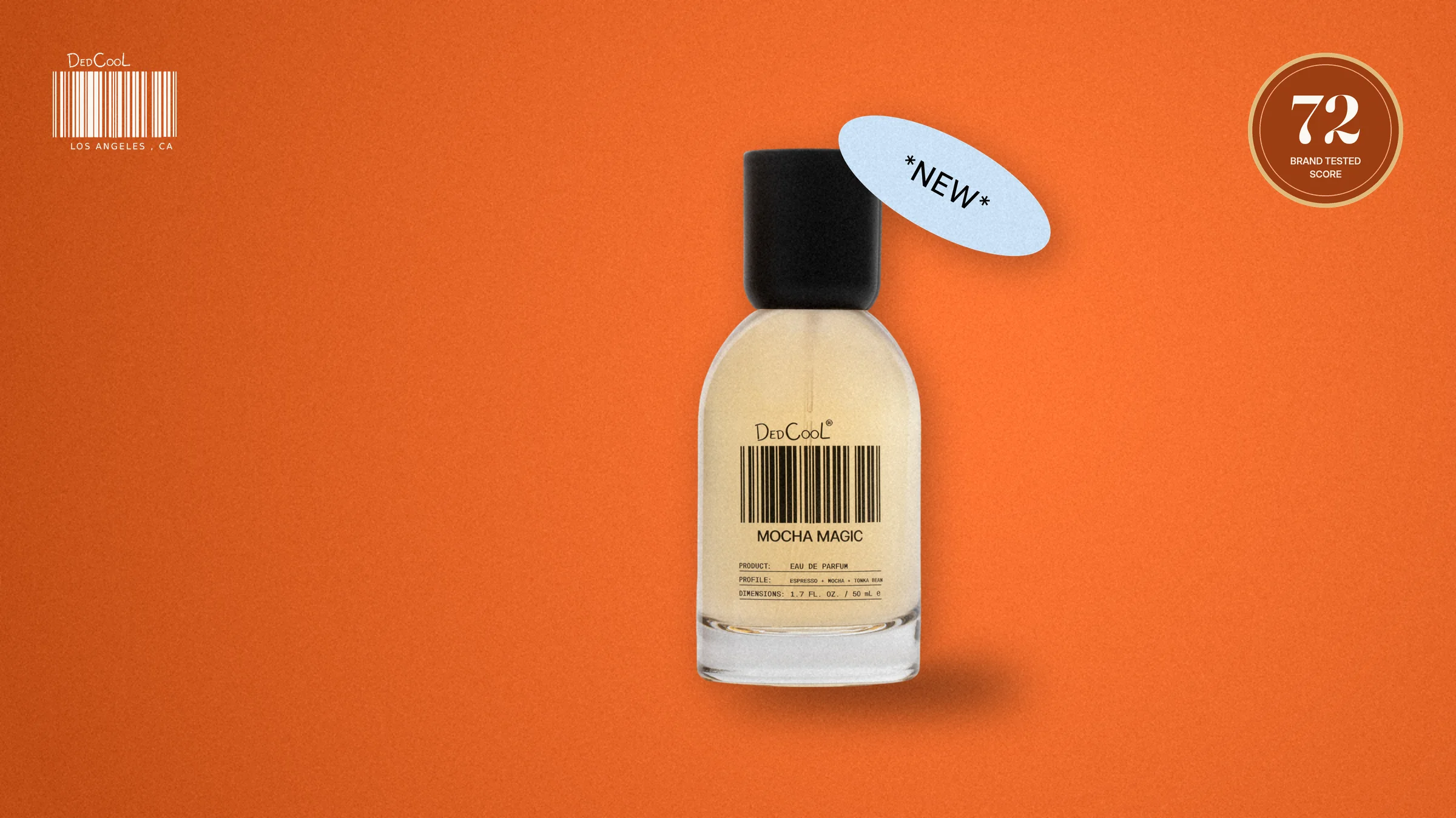 DedCool product image from dedcool.com, composed by Brand Tested on a field in the brand’s colours with its Brand Tested Score seal, made Oct 14, 2026