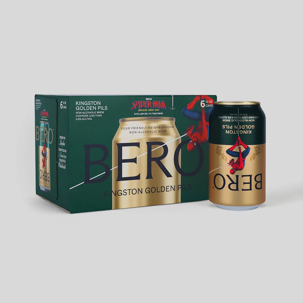 BERO Spider-Man: Brand New Day cans. Product photo: berobrewing.com