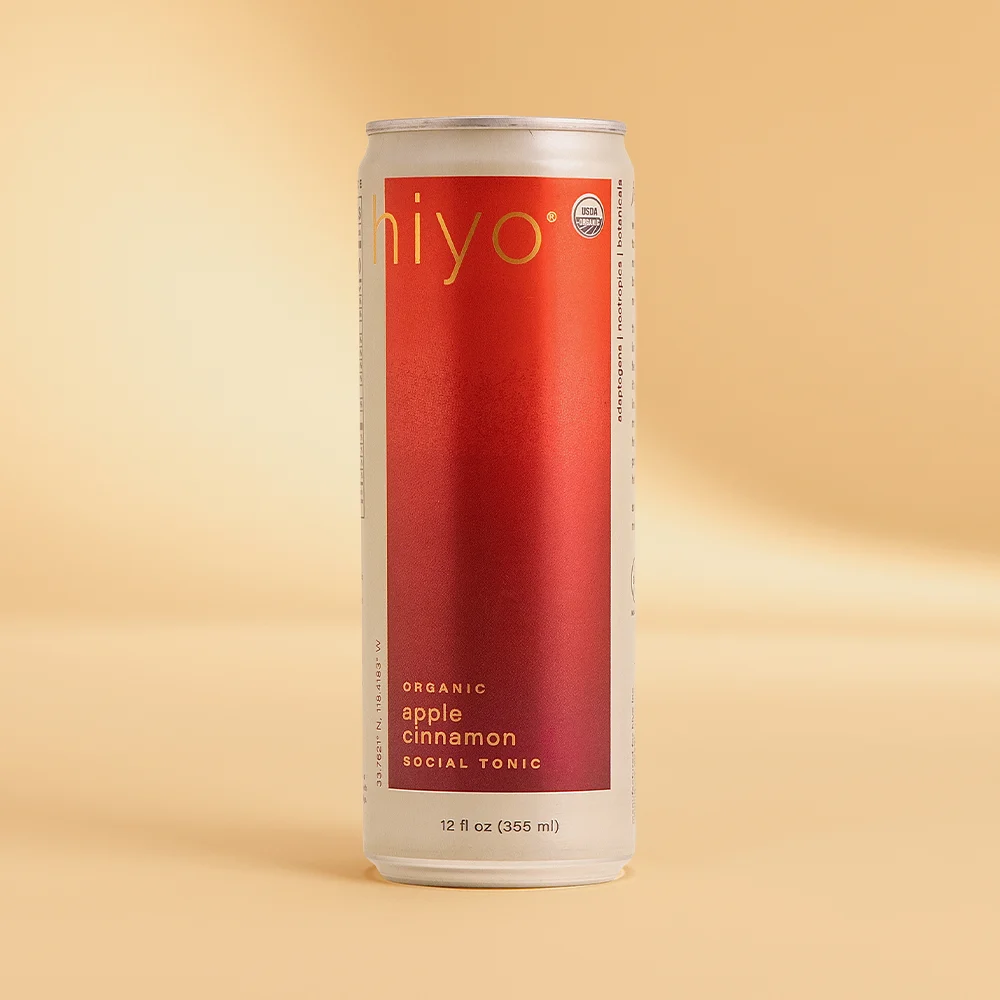 Hiyo Apple Cinnamon social tonic. Product photo: drinkhiyo.com