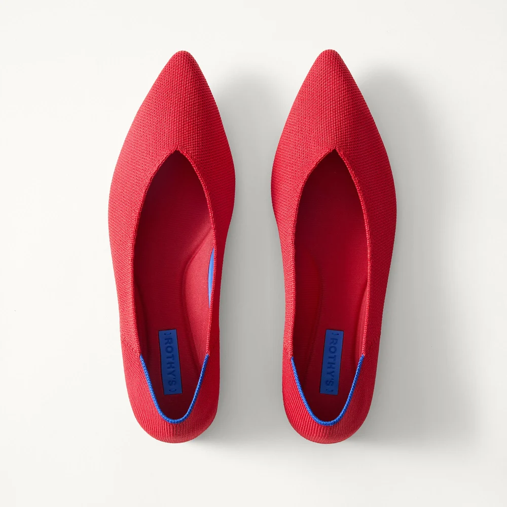 Rothy's The Point III in Cherry. Product photo: rothys.com