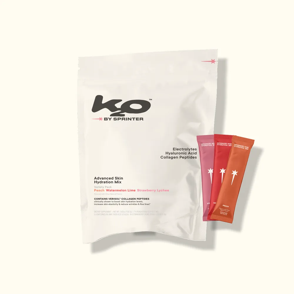 k2o Advanced Skin Hydration Mix variety pack. Product photo: k2o.com