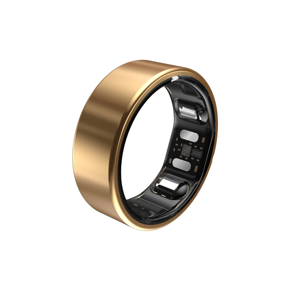 QALO SR-2 Smart Ring in gold. Product photo: qalo.com