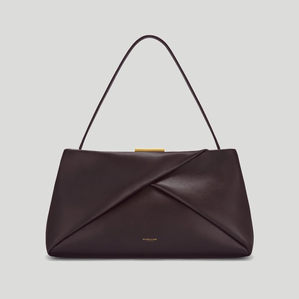 DeMellier The Midi Sloane in bordeaux. Product photo: demellierlondon.com